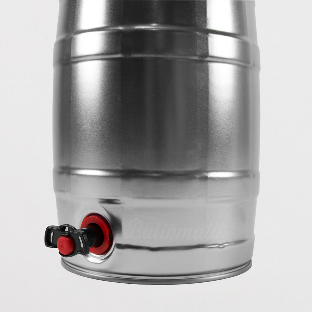 Musluklu 5 litrelik Bira Fıçısı - Butikmatik