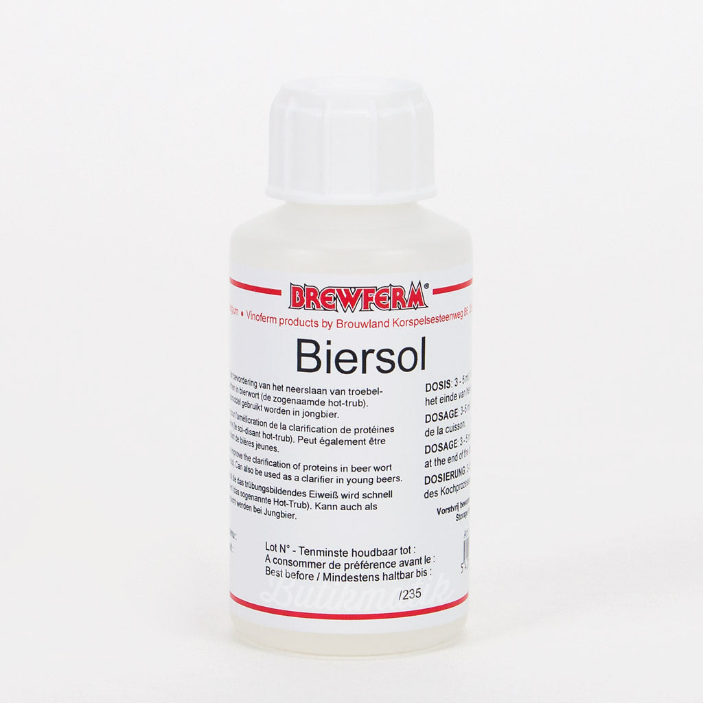 Biersol Bira Berraklaştırıcı - 100 ml