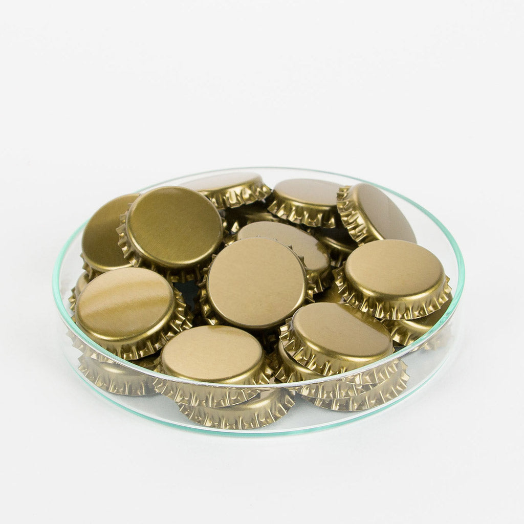 Altın Renk Bira Şişesi Kapağı - Butikmatik