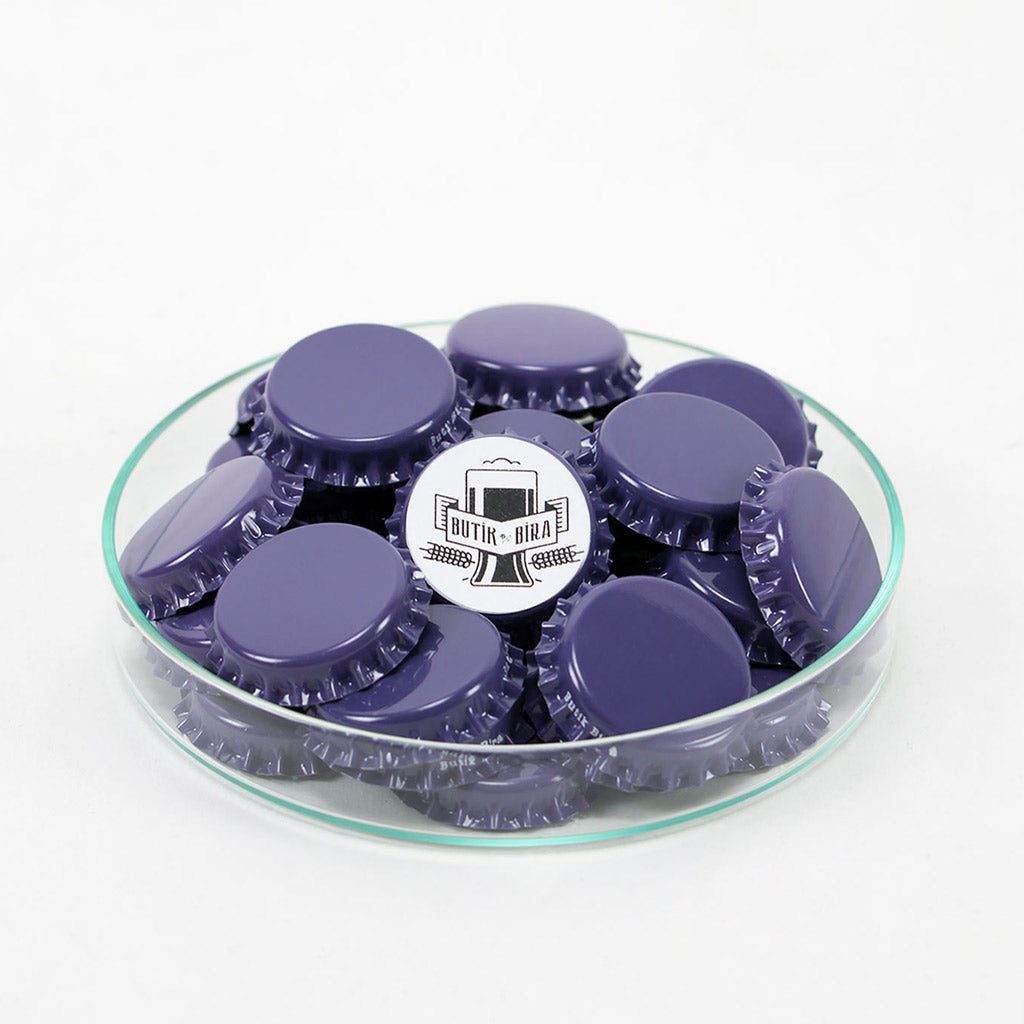 Mor Renk Bira Şişesi Kapağı - Butikmatik