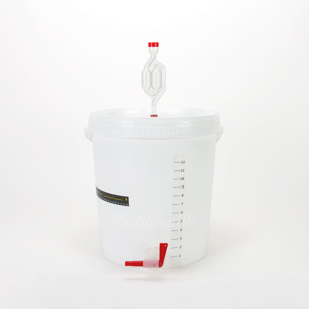 Musluklu Mayalanma Fermantasyon Kovası - 16 Litre - Butikmatik