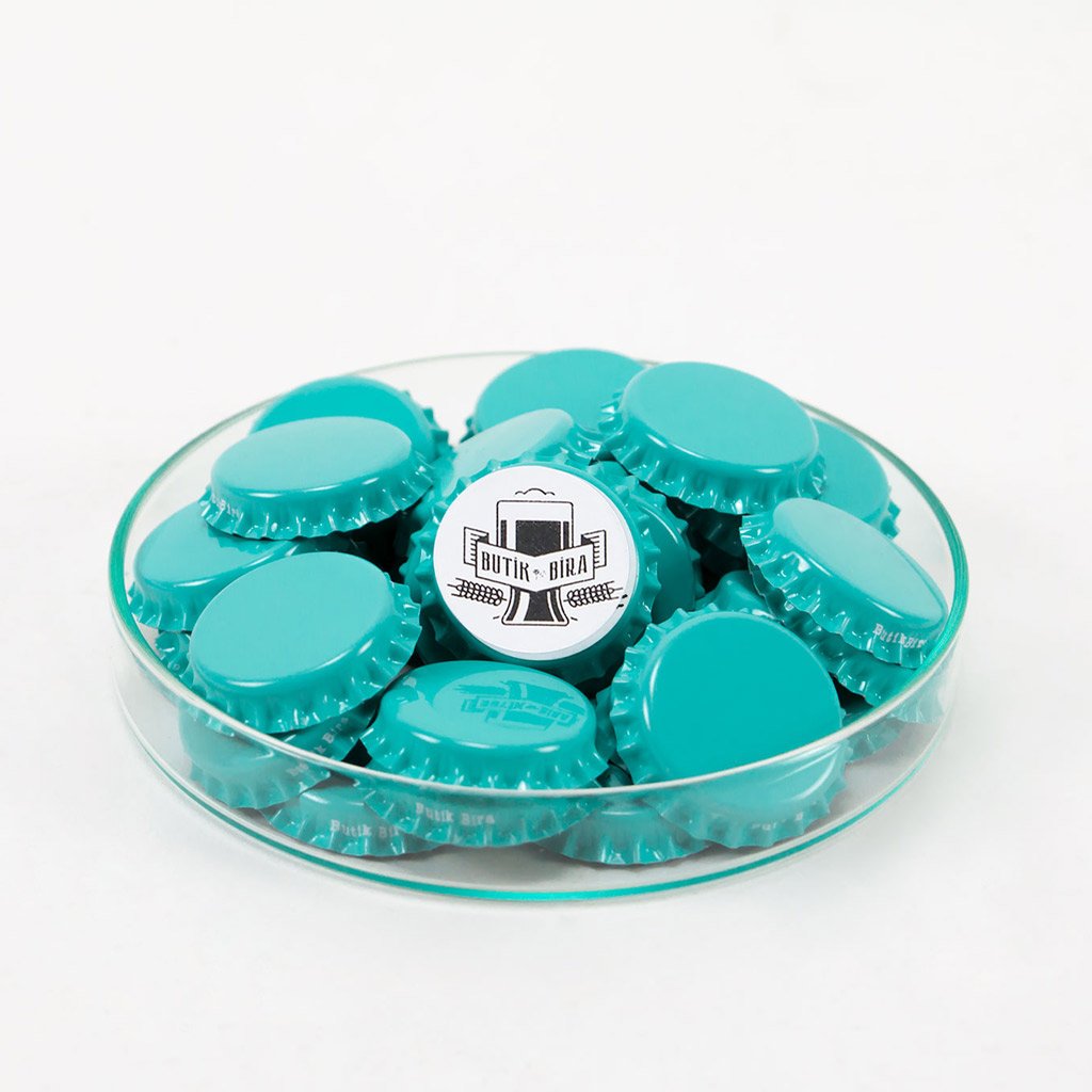 Turkuaz Renk Oksijen Emici Bira Şişesi Kapağı - Butikmatik